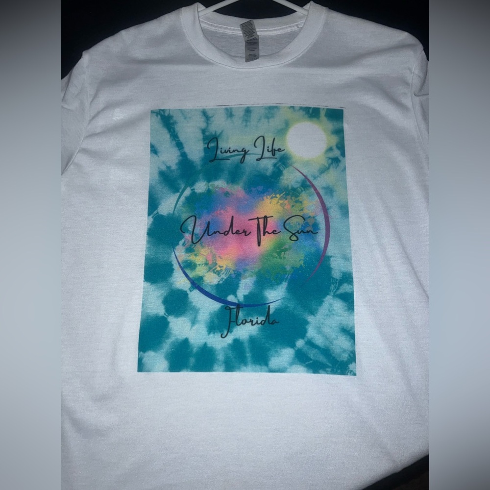 White graphic t-shirt